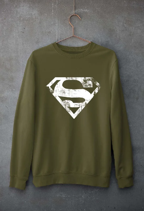 Superman Superhero Unisex Sweatshirt for Men/Women Cozy Sweatshirts for Fall