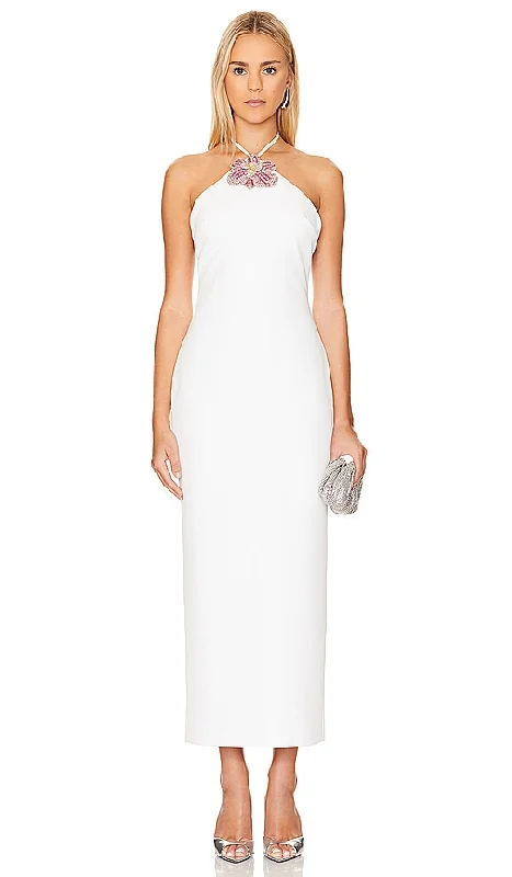 retrofete Lexie Dress in White Dark color unclassified dresses