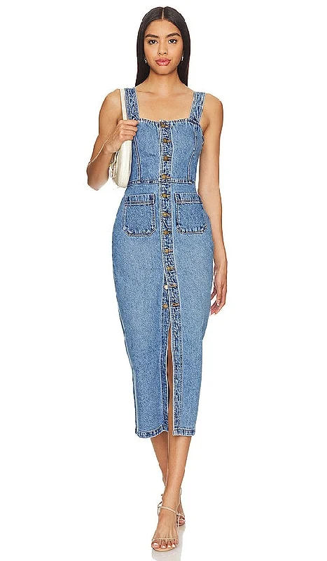 ROLLA'S Sailor Dress in Blue Chiffon unclassified dresses
