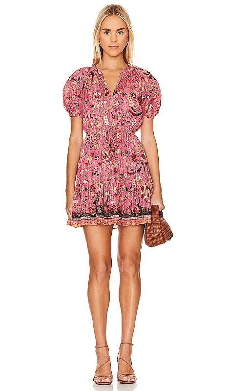 Ulla Johnson Sanna Dress in Pink Polka dot unclassified dresses