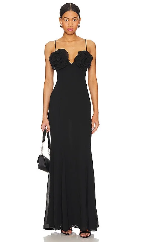 Lovers and Friends Jemma Gown in Black Spring unclassified dresses