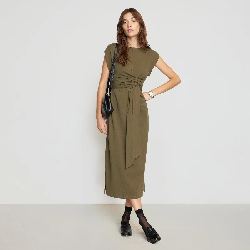 Fei Tie-Front Organic Cotton Dress