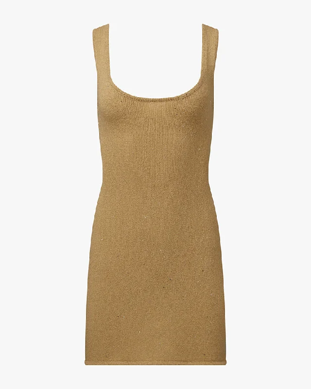 Scoop Neck Mini Dress