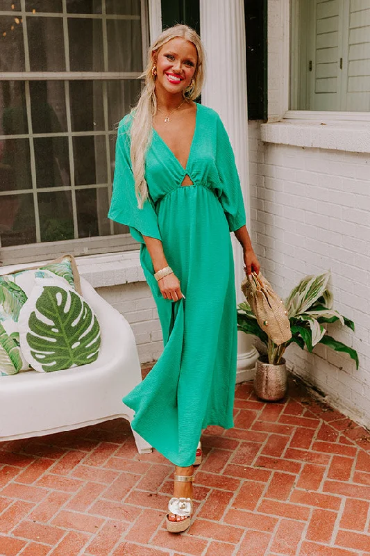 Tulum Vacay Maxi Dress in Green Sexy little black maxi dresses